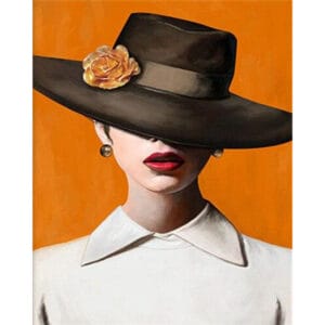 Woman with Black Hat