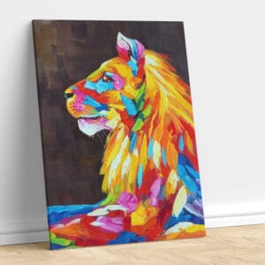 Abstract Lion