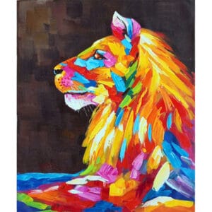 Abstract Lion