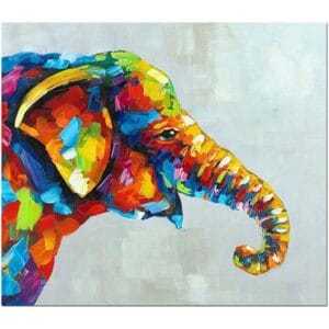 Cutest Colorful Elephant