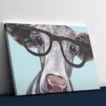 Cow with Eye Glasses