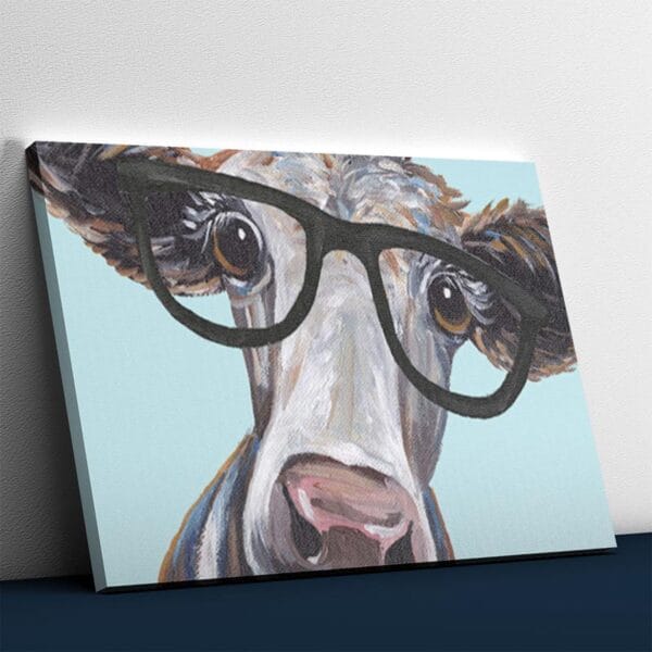 Cow with Eye Glasses