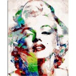 Colorful Marilyn Monroe