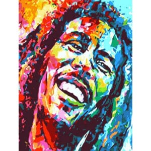 Abstract Bob Marley