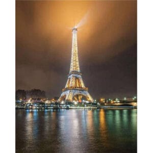 Night Light And Eiffel Tower