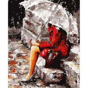 Woman with Umbrella