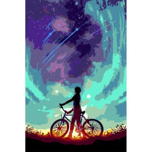 Boy with Bicycle