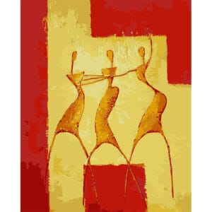 Three Dancing Women