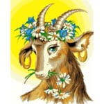 Decorated Goat