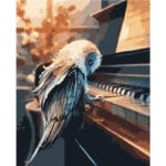 Owl Playing Piano