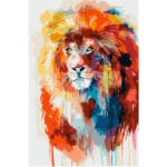 Abstract Lion