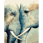 Lovely Elephant Couple