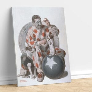 Norman Rockwell Clown