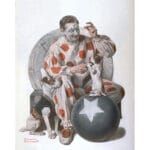 Norman Rockwell Clown