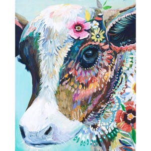 Beautiful Abstract Cow