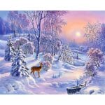 Deer in the Snow