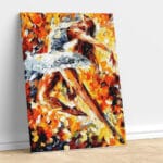 Abstract Dancing Girl