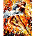 Abstract Dancing Girl