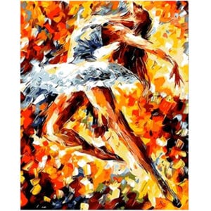 Abstract Dancing Girl