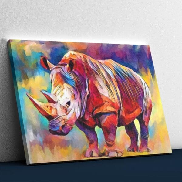 Abstract Rhino - Paint By Numbers