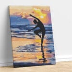 Dancing Girl on Beach