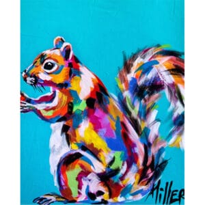 Abstract Fox Squirrel