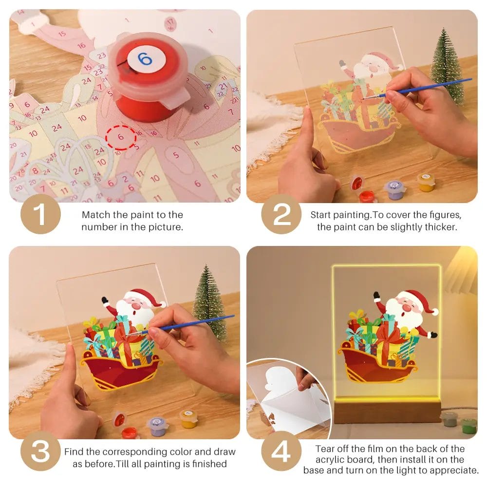 The Santa - LED Paint by Numbers