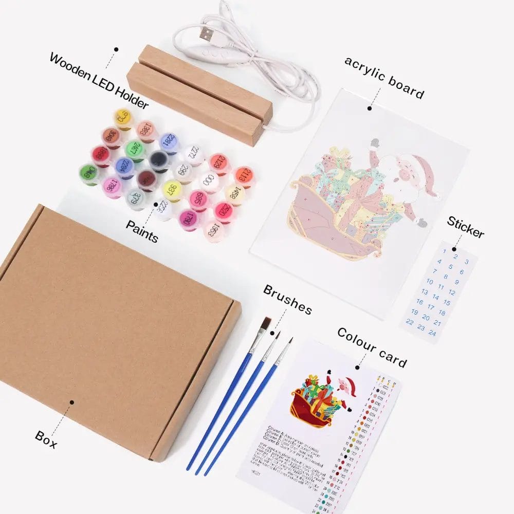 The Santa - LED Paint by Numbers