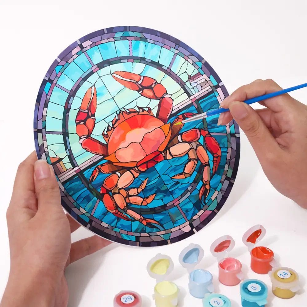 The Sea Life Placemats (4 Pieces) - Paint by number 2 - Paint by Numbers The Sea Life Placemats (4 Pieces) - Paint by number