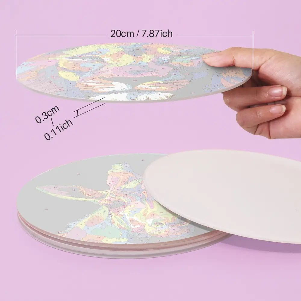 Colorful Animals Placemats - Paint by Numbers