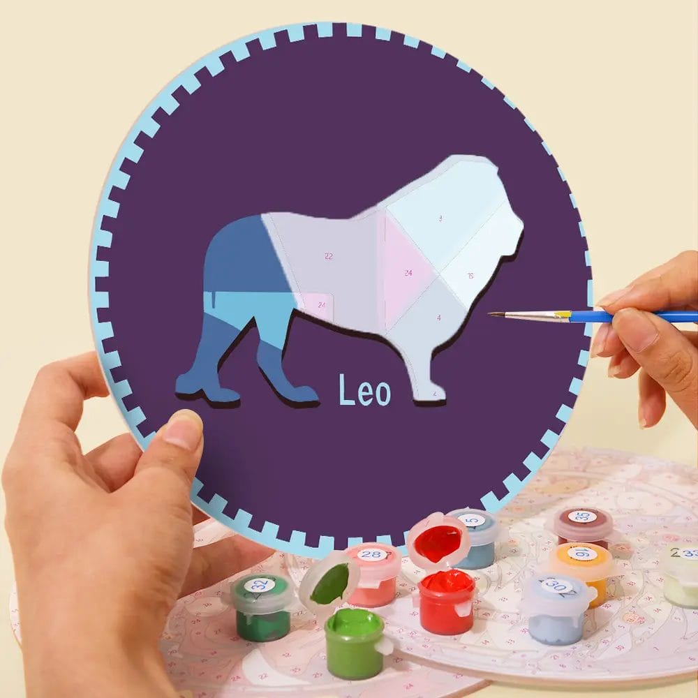 The Zodiac Signs Placemat - (12 Pieces) - Paint by Numbers 2 - Paint by Numbers The Zodiac Signs Placemat - (12 Pieces) - Paint by Numbers