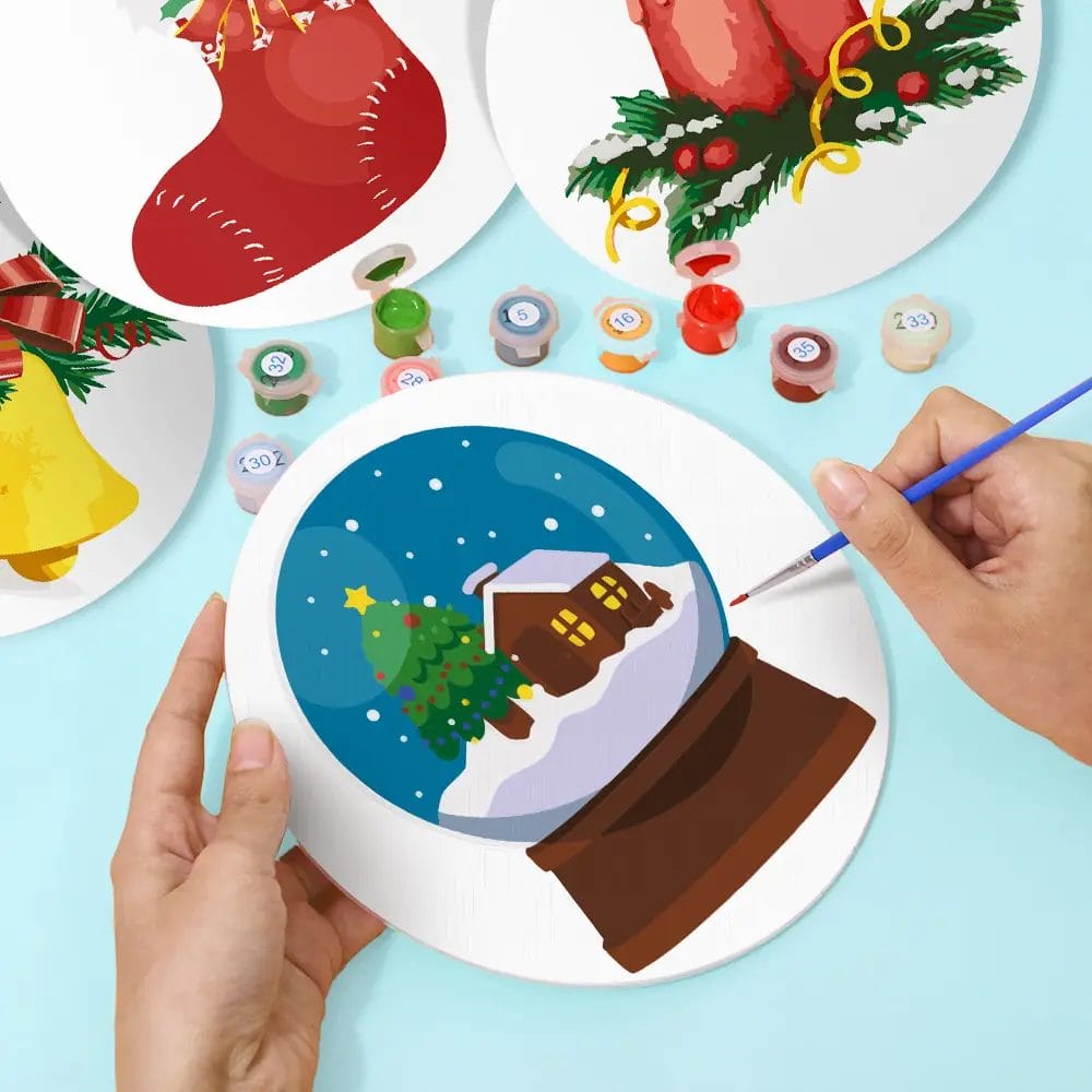 The Christmas Placemats - Paint by Numbers 2 - Paint by Numbers The Christmas Placemats - Paint by Numbers