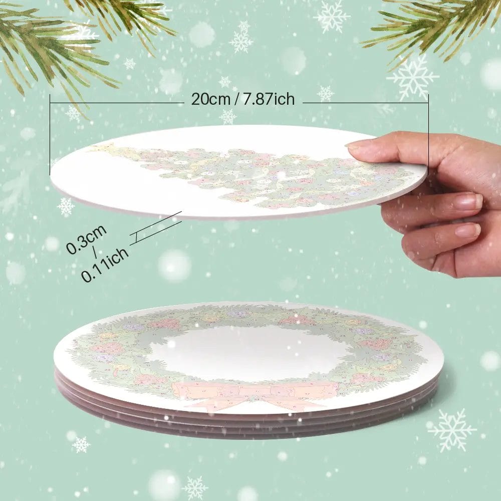 Christmas Tree Placemats - Paint by numbers