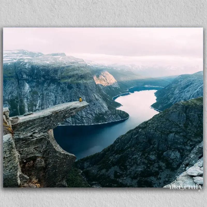 Mountains and Lake