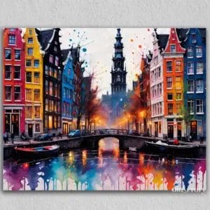 Colorful European City