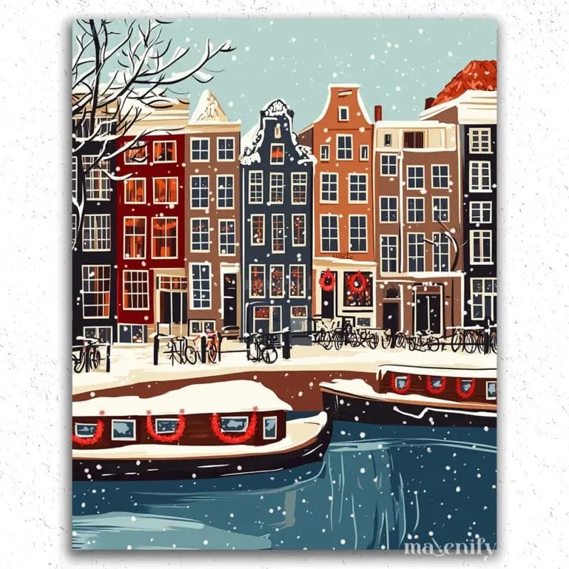 Snow on Buildings