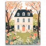 Beautiful House and Flowers