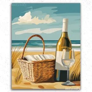 Wine on Beach