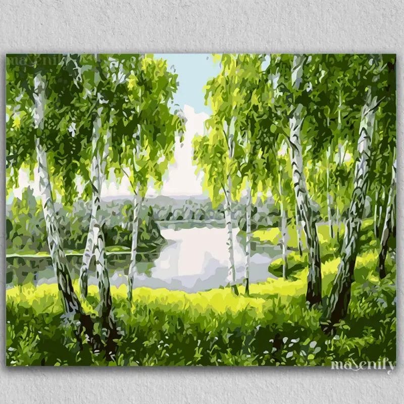 River and Trees