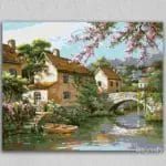 River and House