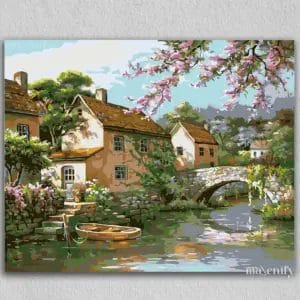 River and House