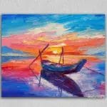 Boat and Sunset