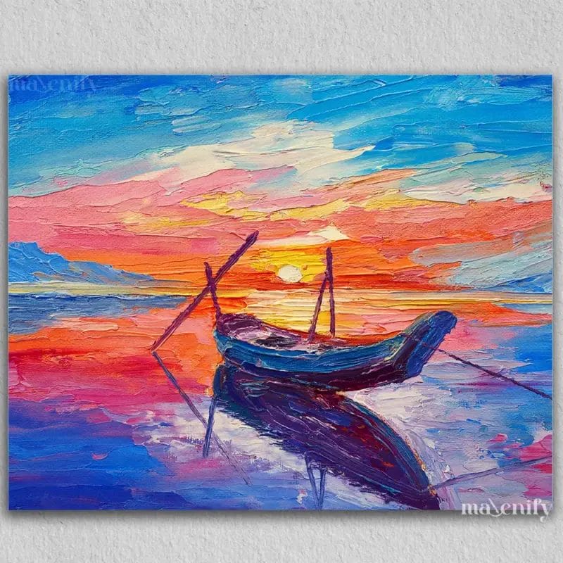 Boat and Sunset