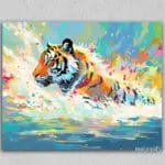 Tiger in Sea