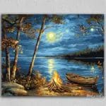 Boat and Moonlight