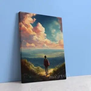 Look at the Sky - Paint by Numbers Paint By Numbers - DIamond Painting Ver 1