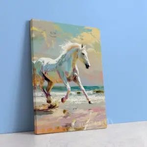 Mystical White Horse - Paint By Numbers