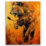 The Roaring Lion - Paint by Number