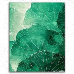 The Leaves - Abstract Paint by numbers