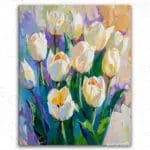 White Tulips - Paint by Numbers